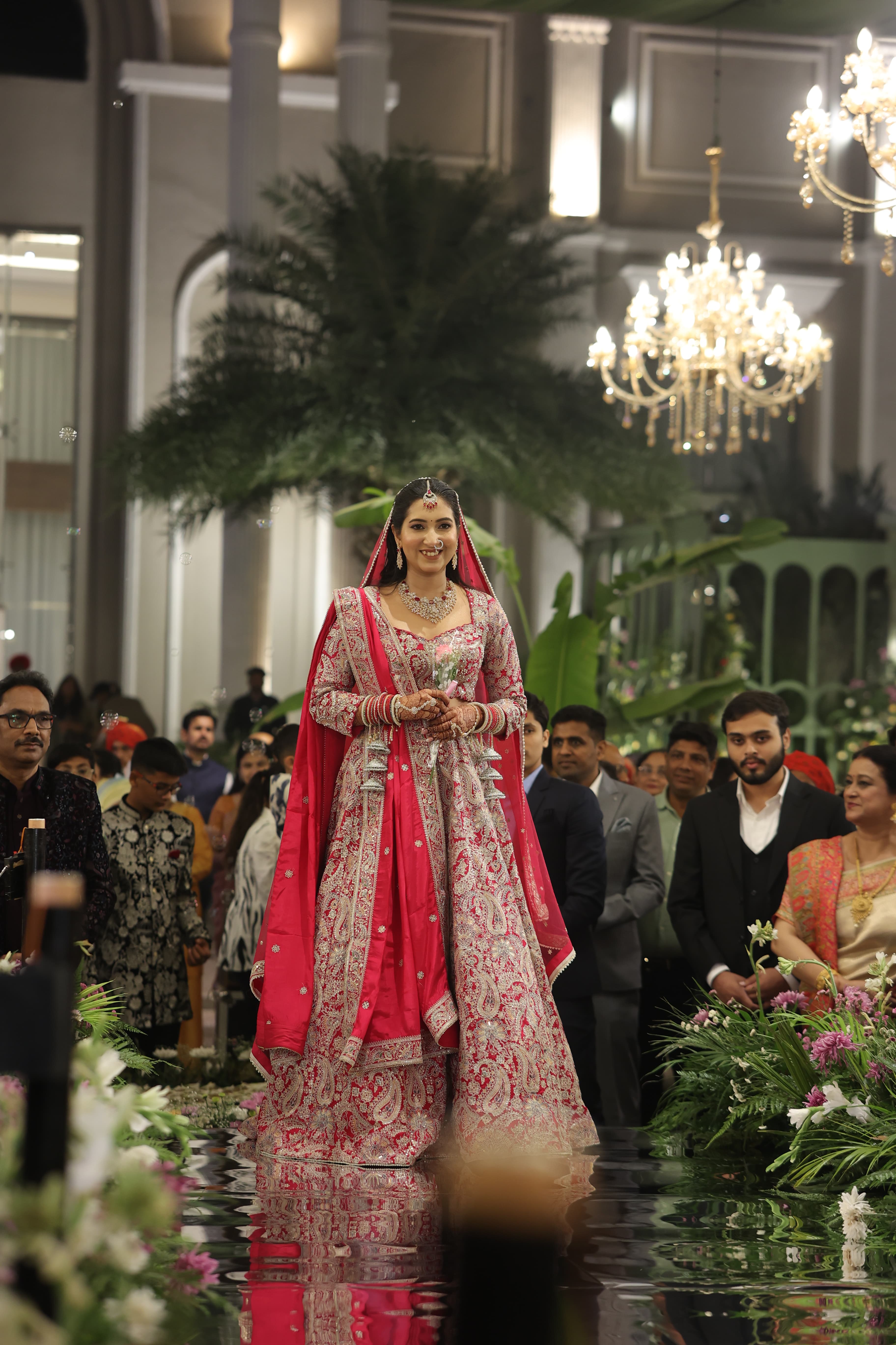 Vidhi making her graceful entry